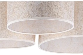 Duolla - Mennyezeti lámpa ROLLER TRIO 3xE27/60W/230V fehér/arany