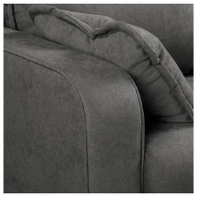 Sötétszürke sarokkanapé (jobb oldali) Beata – Ropez