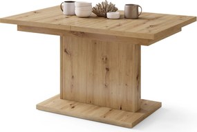 Mazzoni ASTON MINI Artisan Tölgy - MODERN NYITHATÓ EMELHETŐ DOHÁNYZÓASZTAL ÉTKEZŐASZTAL ÁTALAKÍTHATÓ ASZTAL