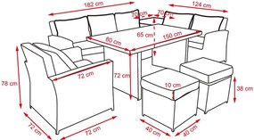 Avenberg SYDNEY Nagy családi szett tárolóval a párnákra