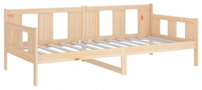 tömör tömör fenyőfa kanapéágy 80 x 200 cm