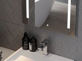 Mexen Remi, LED fürdoszobai tükör háttérvilágítással 50 x 70 cm, 6000K, páramentes, 9804-050-070-611-00