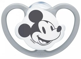 Baba cumi Space NUK 6-18h Disney Mickey Mouse szürke
