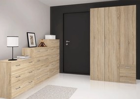 Komód, tölgy sonoma, GARBO 3