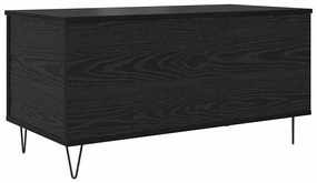 vidaXL Dohányzóasztal Musta tammi 90 x 44.5 x 45 cm Faanyag