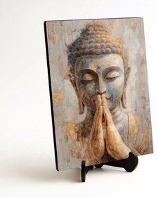 DUBLEZ | Fából készült kép - Buddha