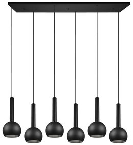 Fekete függőlámpa Ciliana – CINQUE