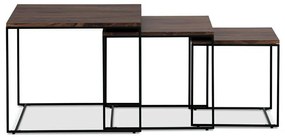 Dohányzóasztal 60×60 cm, MDF, Dió. AF-3008 WAL