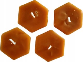 Kis méhviasz hexån gyertyåk 4 db