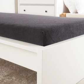 4Home Ideal frottír lepedő antracit, 100 x 200 cm, 100 x 200 cm