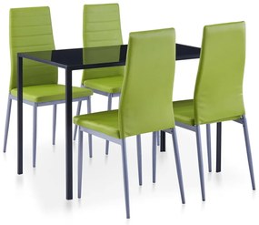 5 darabos zöld étkezőszett