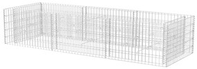 vidaXL acél gabion magaságyás 270 x 90 x 50 cm