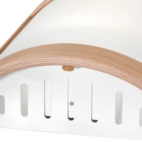 Fali lámpa ELODIE 1xE27/60W/230V tölgy