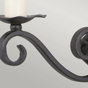 Elstead Lighting RECTORY RY2A-BLACK Fali lámpa 2x60W/E14