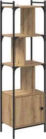 vidaXL Könyvszekrény Artisan tölgy 44,5 x 30 x 154,5 cm Faanyag