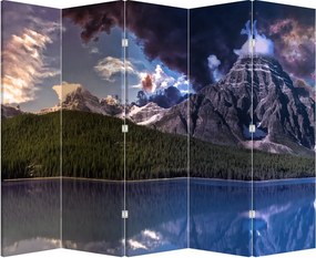 Paraván - A tó és a hegyek (210x170 cm)