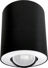 Mennyezeti lámpa, mennyezeti spot előszobába, konyhába, fürdőszobába fekete Set