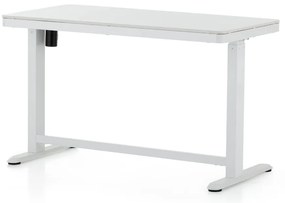 OfficeTech 2 állítható magasságú asztal, 120 x 60 cm, fehér