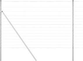 vidaXL Kerítésoszlop Galvanizált 50 x 1,6 m Acél