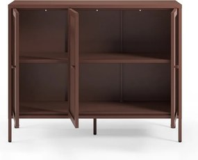 Borvörös fém komód 121x90x40 cm Fayna – Marckeric