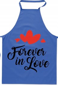 Konyhai Kötény Szerelem Örökre Divatos Nyomtatás Valentin Nap Évforduló