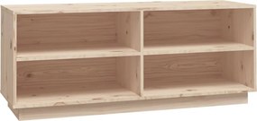 vidaXL tömör fenyőfa cipőszekrény 110 x 34 x 45 cm