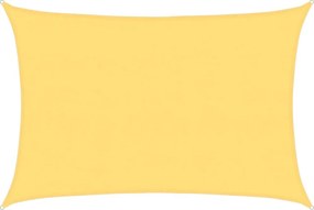 vidaXL bézs HDPE napvitorla 160 g/m² 5 x 7 m