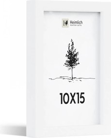 Fa képkeret vízszintesen függőlegesen lógó 10x15cm Fehér