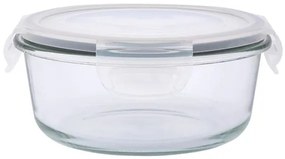 Altom Fresh üveg ételtárolódoboz műanyag tetővel - kerek 600 ml