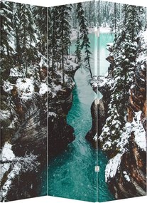 Paraván - Hegyi folyó télen (126x170 cm)