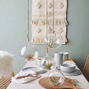 CASA NOVA mélytányér Ø22,5cm, 4 db-os készlet, fekete