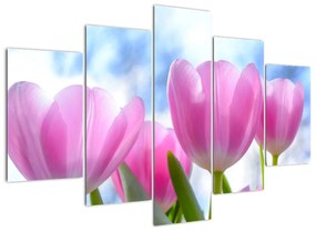Modern kép - virágok  (150x105cm)