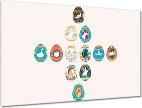 Festmények 120x80 Húsvéti húsvéti tojások