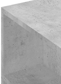 betonszürke szerelt fa TV-szekrény 102x34,5x43 cm