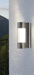 EGLO 96013 ROBLEDO Modern Kültéri Fali Lámpa Króm, Átlátszó LED IP44