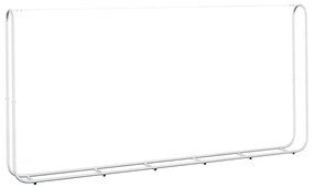 Tűzifa állvány esővédővel 300x25x150 cm Horganyzott acél