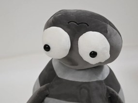 Plüss PÓK szürke babatakaróval belül