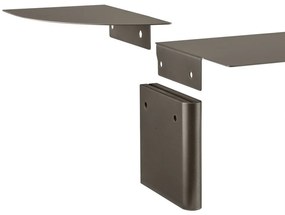 Szürke acél fali polc 80 cm Oru – Blomus