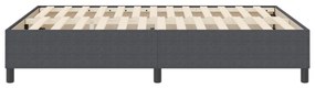 Boxspring Ágy Sötétszürke 160x200 cm Corduroy Szövet