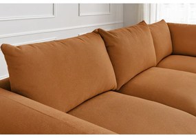 Narancssárga sarokkanapé Ernest – Bobochic Paris