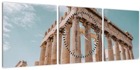 Kép - Ősi akropolisz (órával) (90x30 cm)