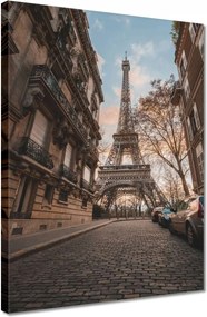 Vászonkép 30x40 Eiffel-torony Párizs utca
