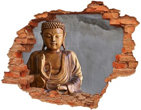 3d fali matrica lyuk a falban Fa buddha nd-c-120485087