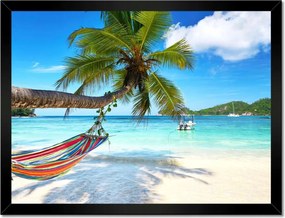 Poszterek keretben 40x30 Trópusok Tájképek Pálmafák