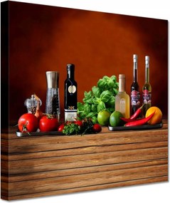 Festmények 20x20 Fűszerek a konyhába