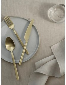 Aranyszínű rozsdamentes acél evőeszköz készlet 16 db-os Stella – Blomus