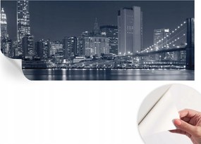 Öntapadós Dekoratív Fotótapéta Hálószobába Éjszakai város 250x104 cm