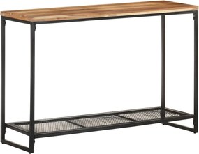 vidaXL tömör akácfa tálalóasztal 110 x 35 x 75 cm