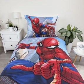 Pókember City Glider ágyneműhuzat 140×200cm, 70×90 cm