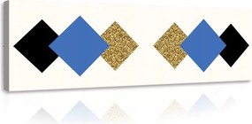 Vászonkép 145x45 Geometria rombusz absztrakt modern minimalizmus grafika